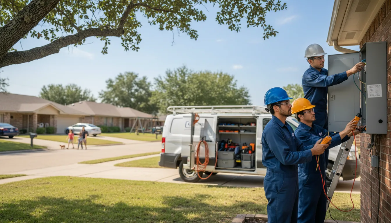 Certified electrician providing emergency electrical services in Midland, SD